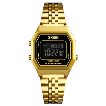 Skmei 1345 gold black men's digital wristwatches waterproof men's watch fashion